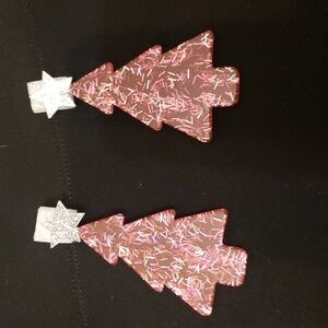 Pink Christmas 🎄 earrings